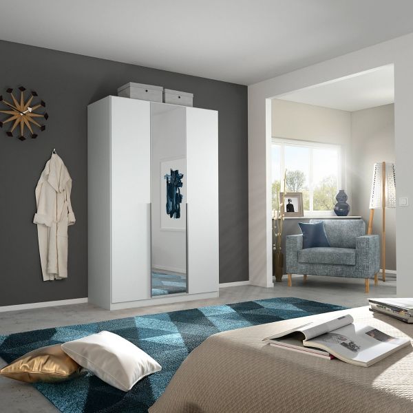 Rauch Alabama 3 door silk grey wardrobe