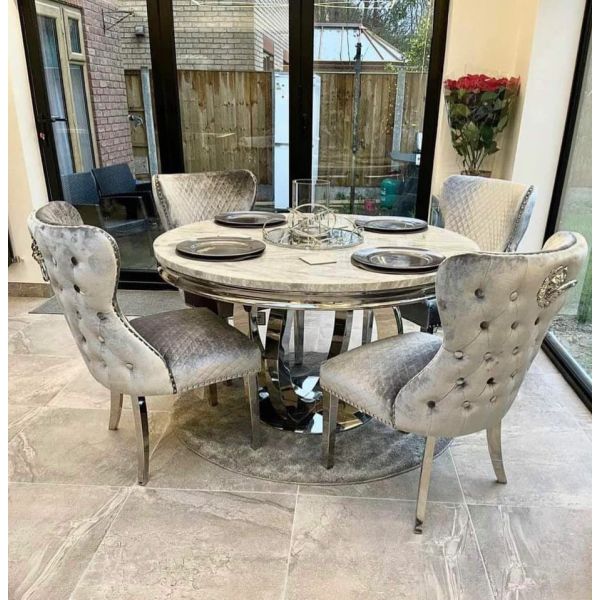 Oracle Light Grey Marble Top Dining Table Round Marble Dining Table Chelsea Round Marble Dining Table Circle Marble Dining Table Round Grey Marble Dining Table