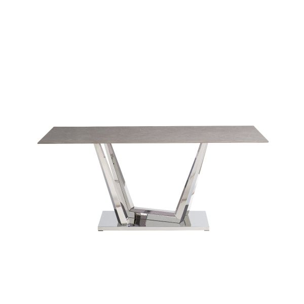 Remi Stone Grey Top Dining TableModern 8 Seater Dining TableCeramic 8-seater dining table 6 Seater dining table