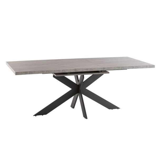 Zimini 1.6 (+0.4) Extending Dining Table - Light Grey
