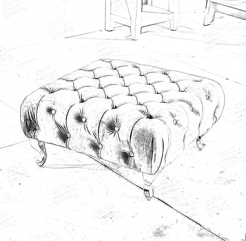 Bedding Stool Square