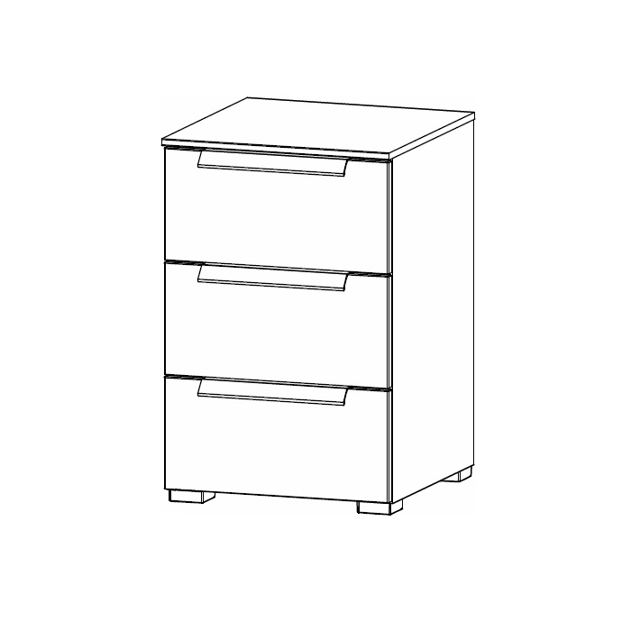 3 Drawer Bedside Table