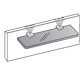 Bedside Cabinet Panel With Light Right