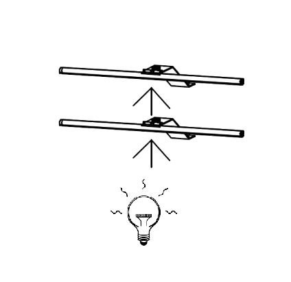 Set of 2 LED Lights Loft
