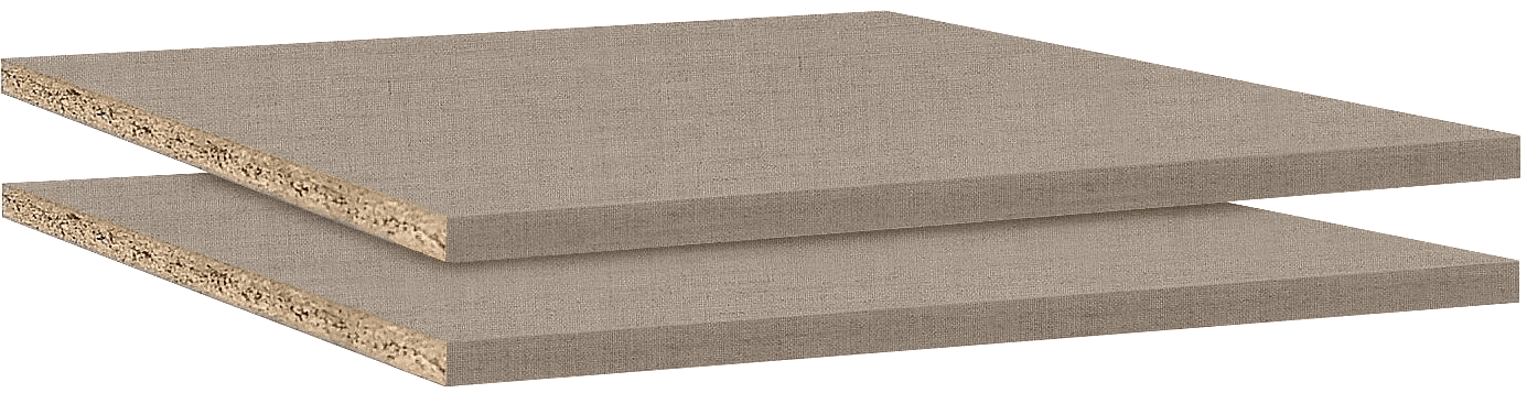 Set of 2 Shelves 90 CM 